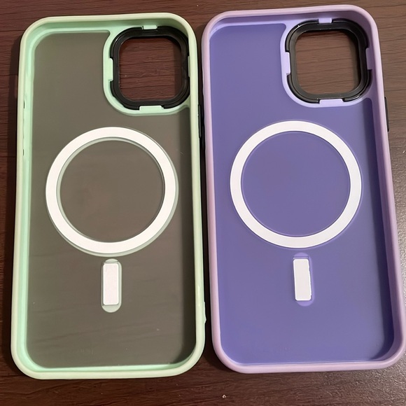 Two iPhone 12 Magnetic Phone Cases - Picture 2 of 2